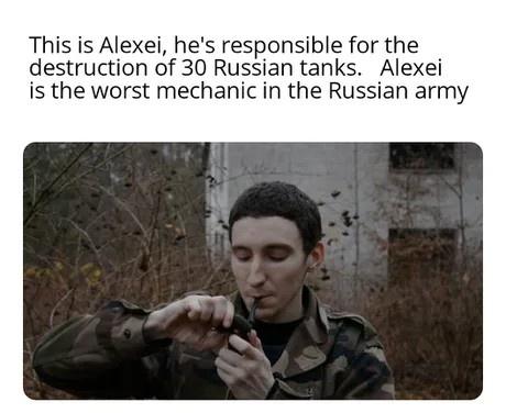 Be like Alexei.