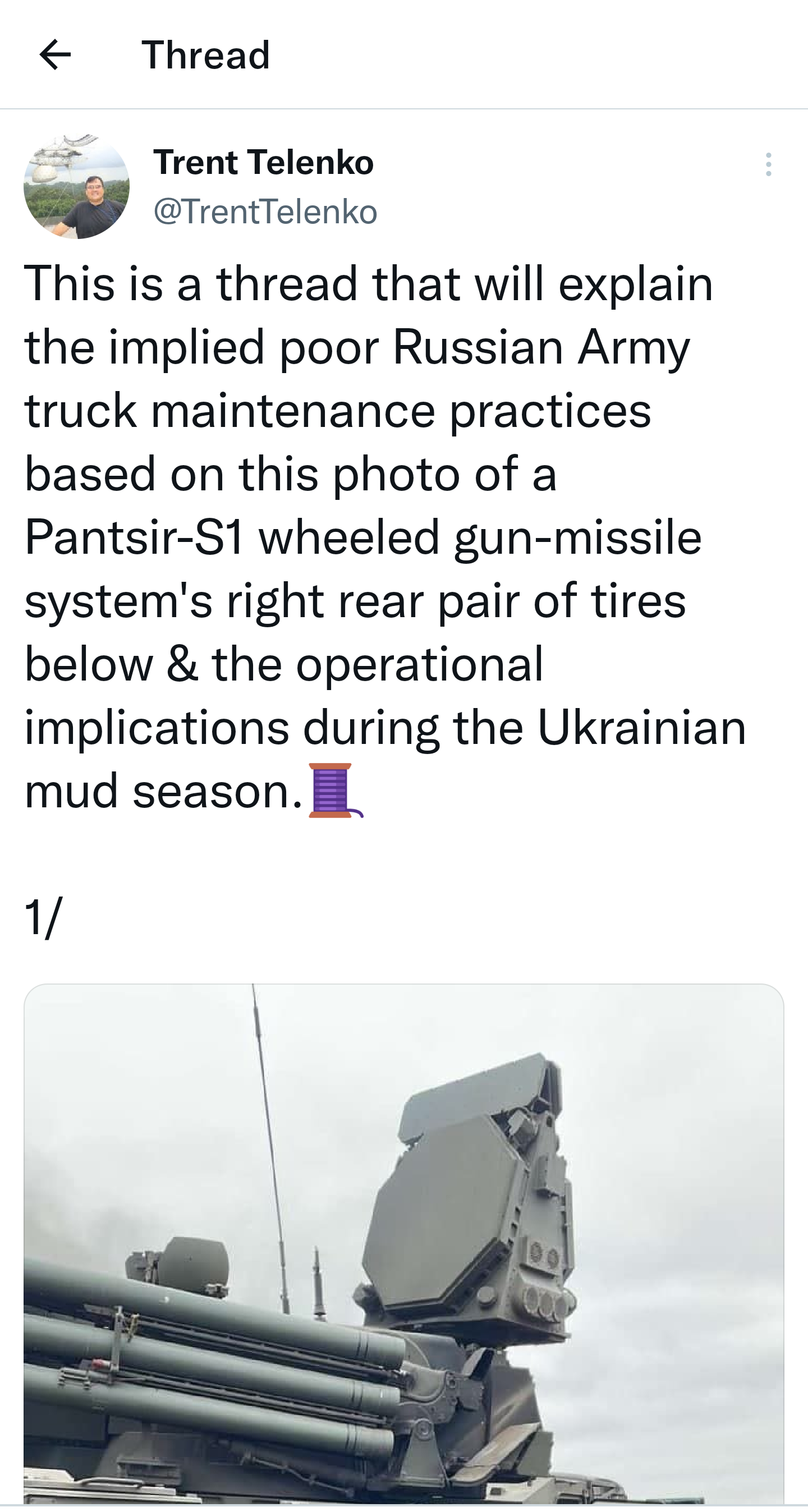 Great thread on the implications of the failing Russian column.