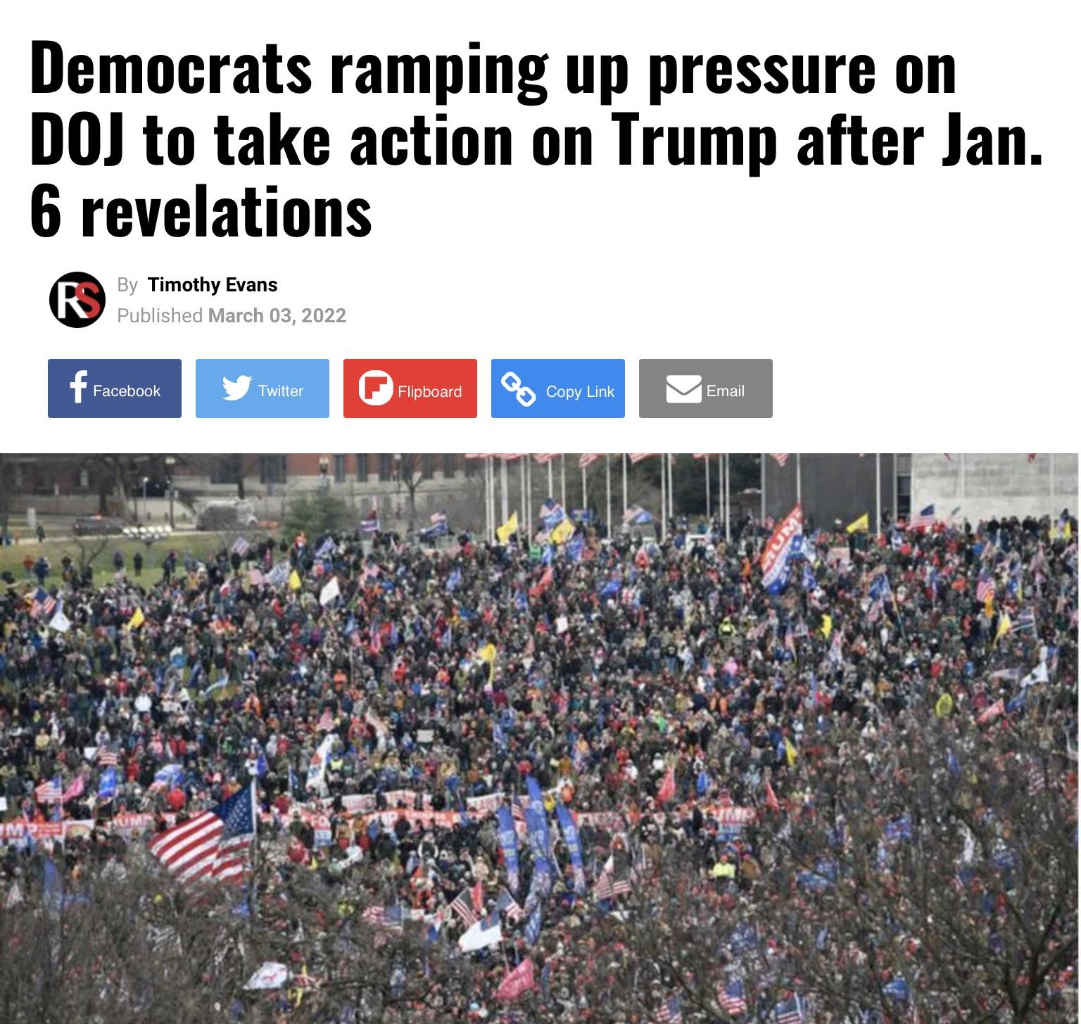 It&rsquo;s very hard to stay patient when there&rsquo;s no sign the DOJ is doing anything about trump