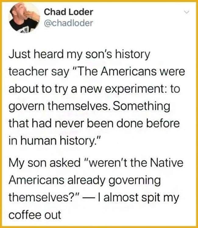 He's Right Though, As Learned In Kindergarten & 1st Grade Everywhere