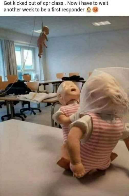 Call the wambulance.