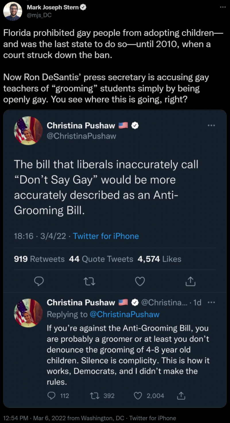 Florida well on the way to criminalizing gay people