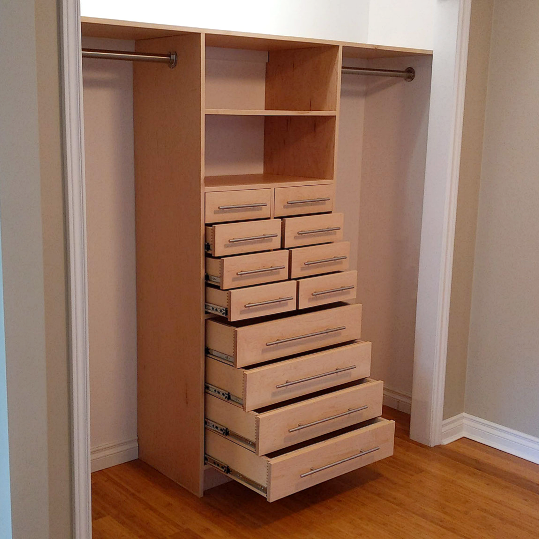 I built a lot of drawers!