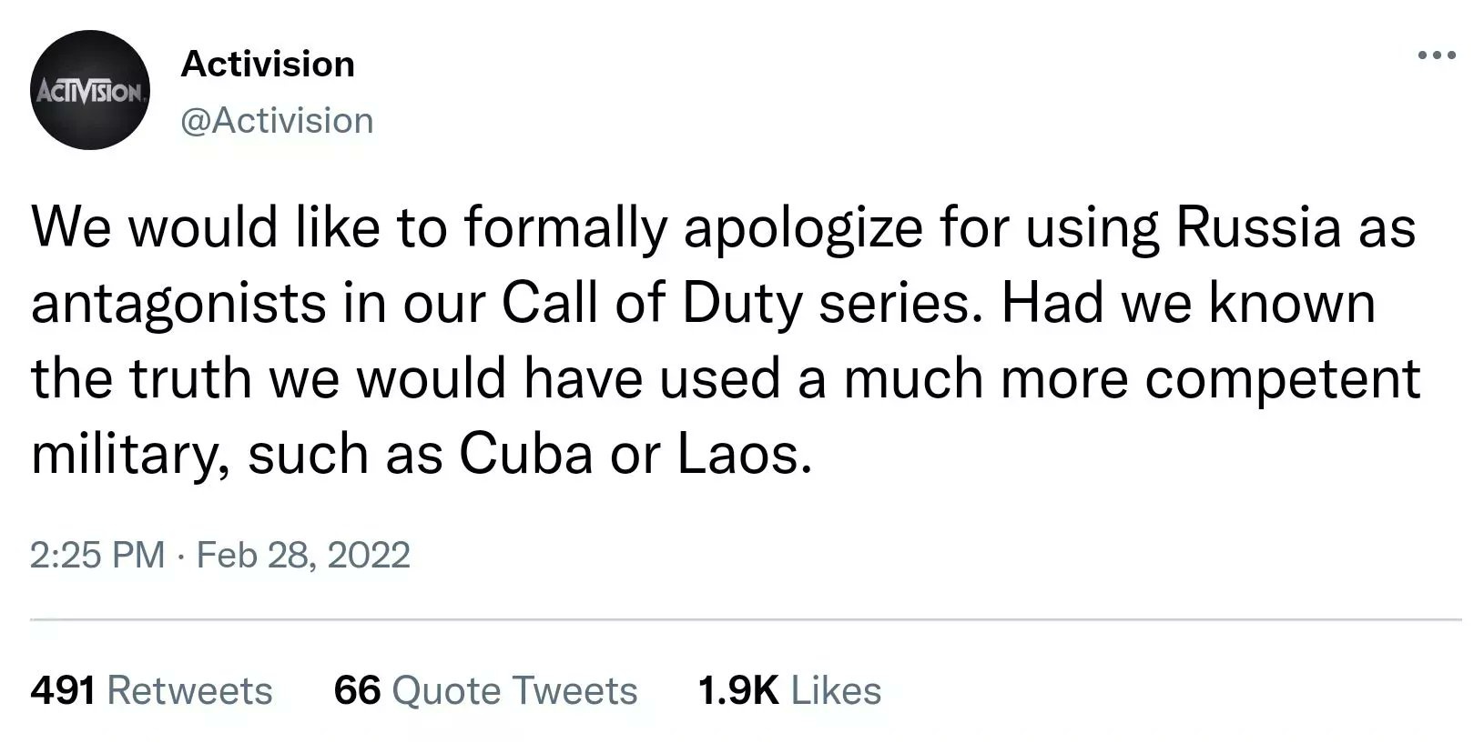 Probably a trend that should stop