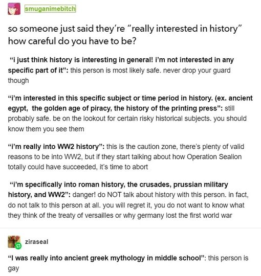 Be gay, do history...
