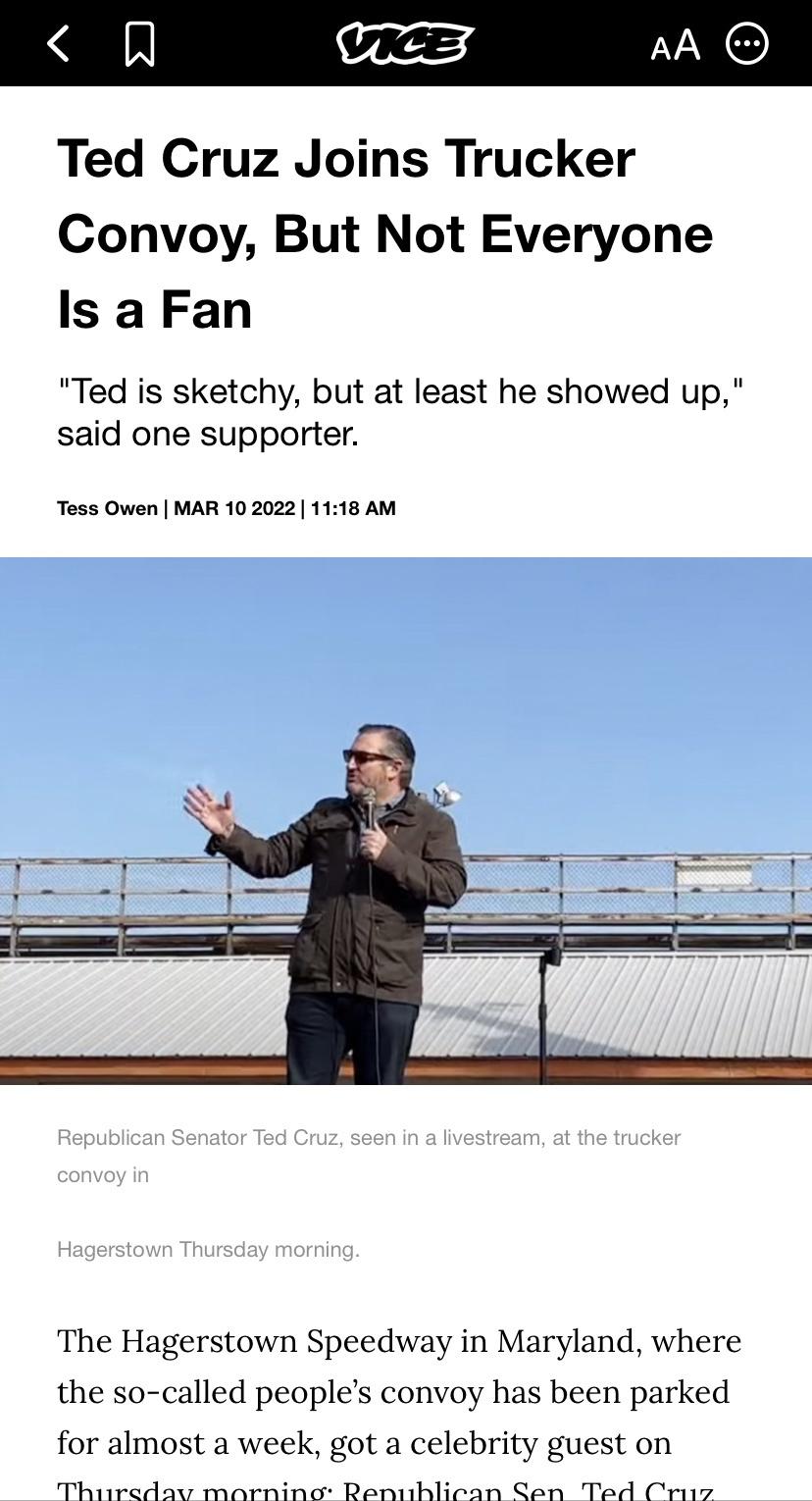 Ted Cruz is the Kid Rock of politics