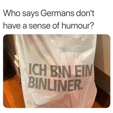 German humor...