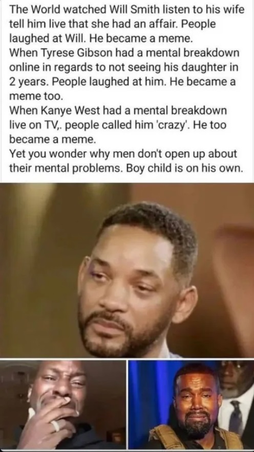 No wonder men hide emotions.