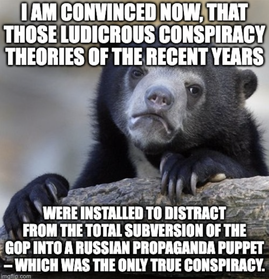 I bet my tin foil hat on it.