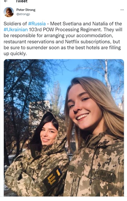 Calling All Russian Soldiers...