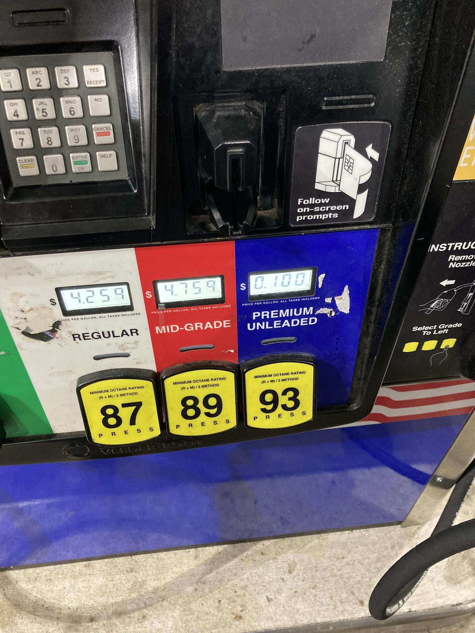 Someone Goofed At The Gas Station