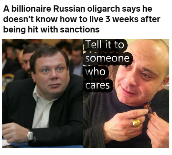 Tiny Violin for the Suffering Oligarch