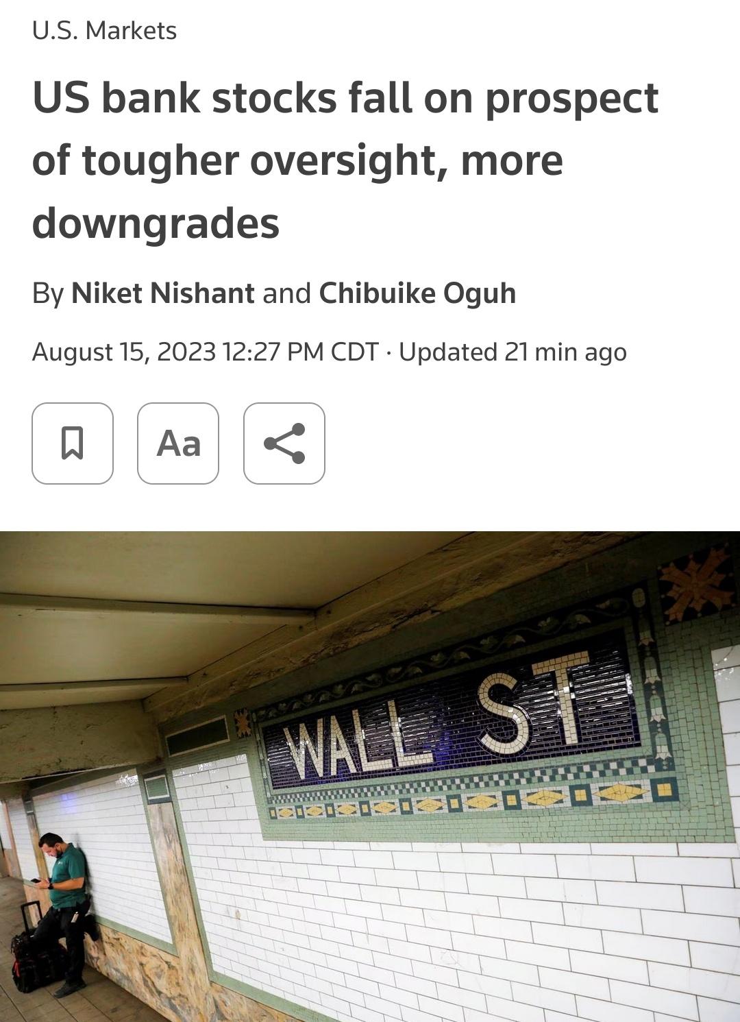 Enforcing financial laws makes banks less valuable