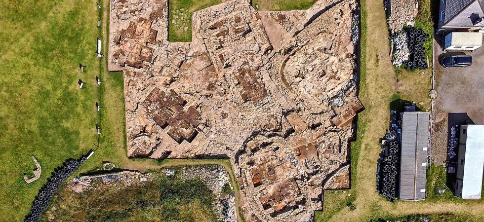 I'm an archaeologist. This is where I've been working for the last seven weeks...