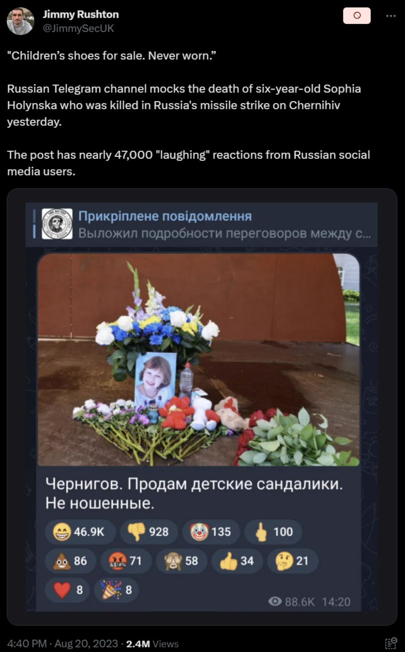 Russia is a terrorist state