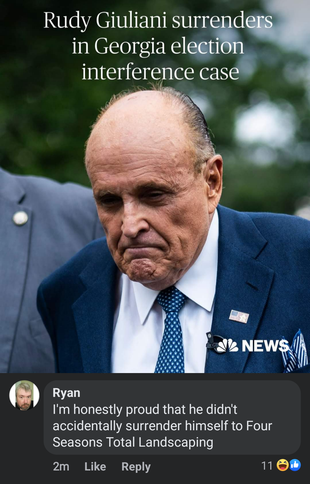 Great job, Rudy