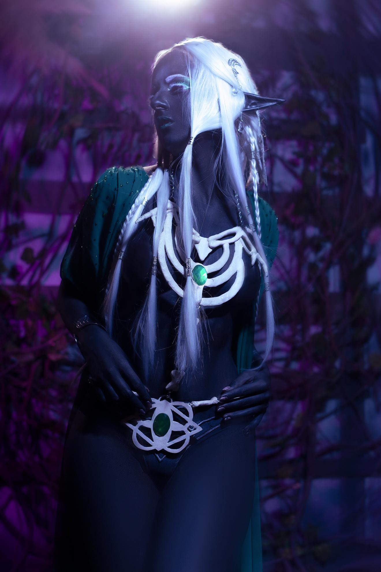 Drow Priestess of Lolth cosplay by me