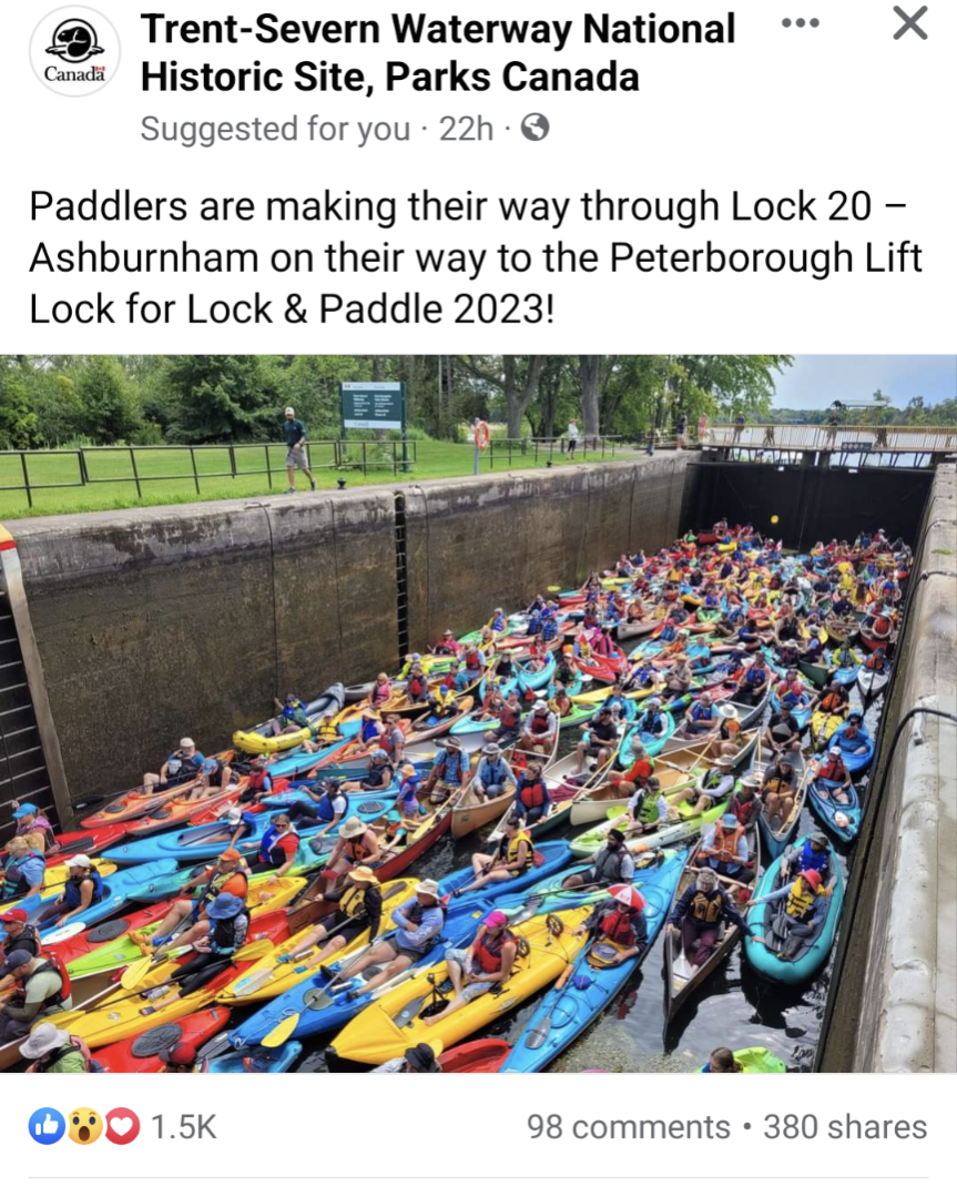 still can't find the man in the canoe.