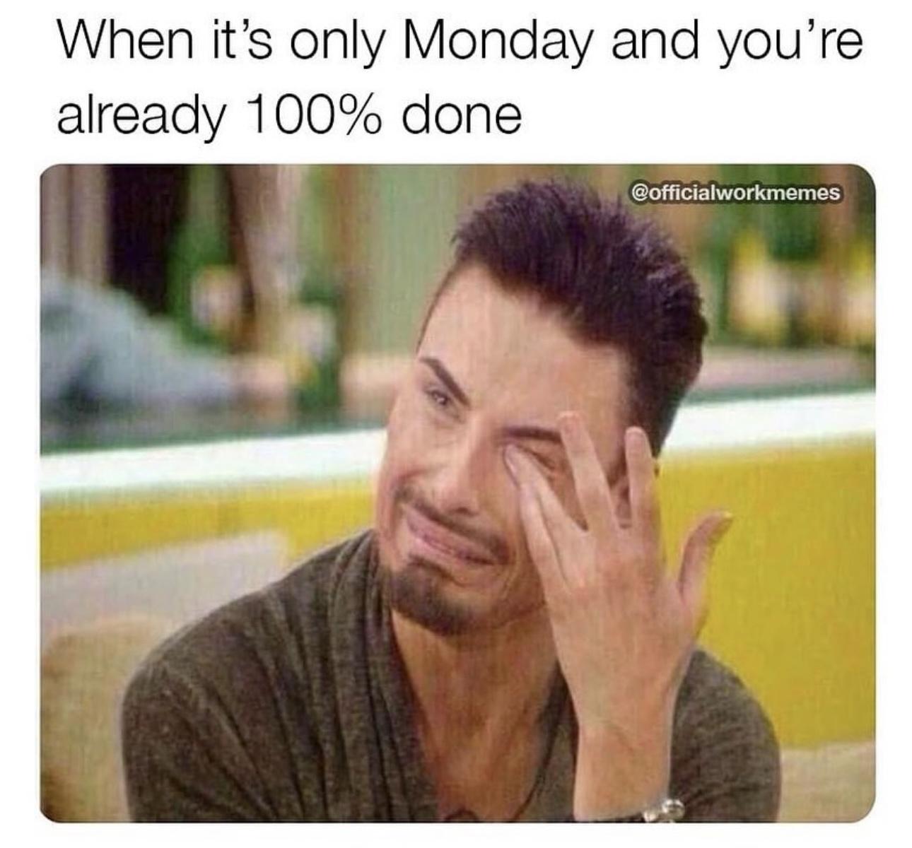 A Monday kind of dump.