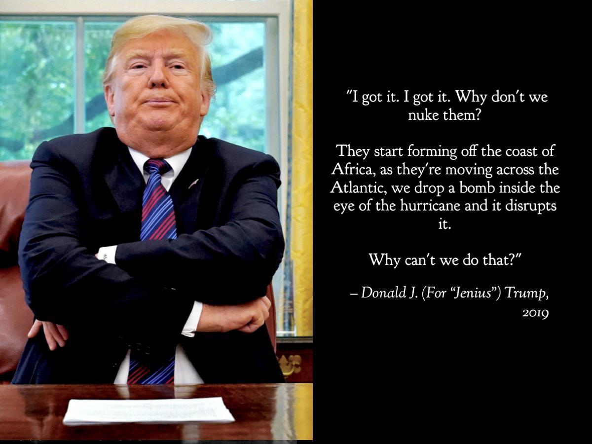 Don't fret people of Florida, I know you're starting down the barrel of hurricane Idalia right now with no insurance, but help is on the way...