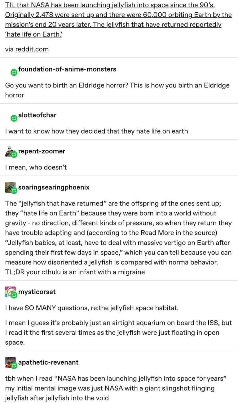 Space jelly hates earth