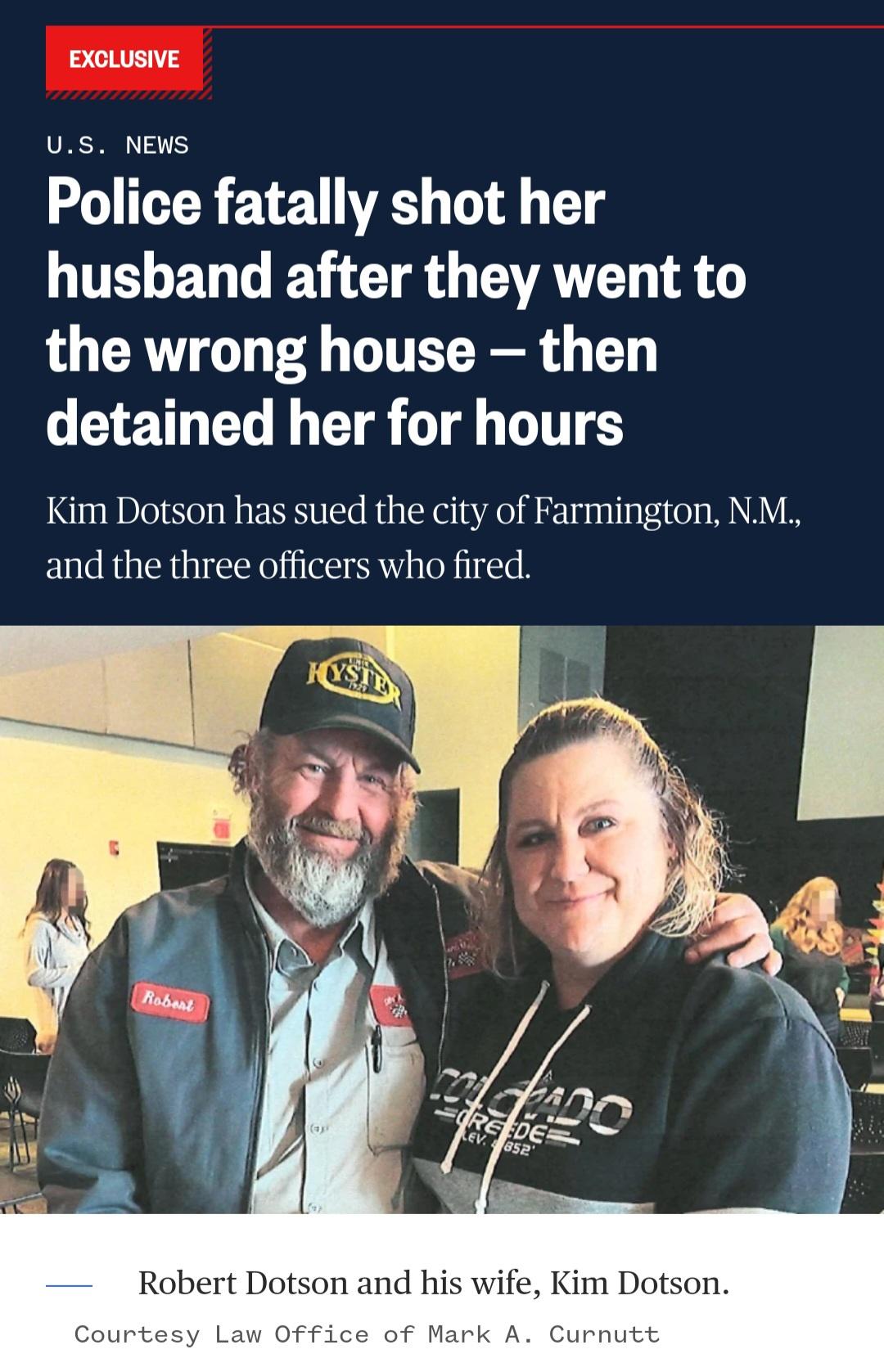 Police Go To Wrong Address, Kill Homeowner