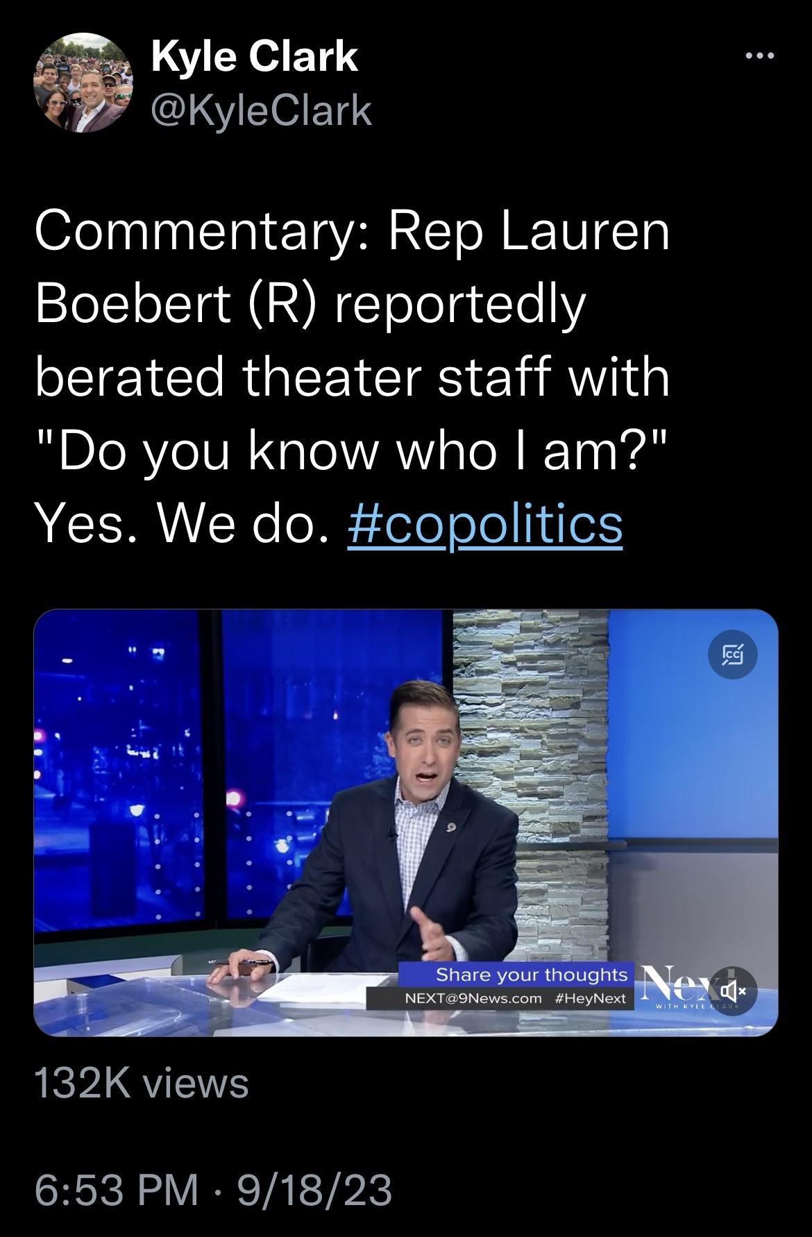 Kyle Clark lights up Boebert.
