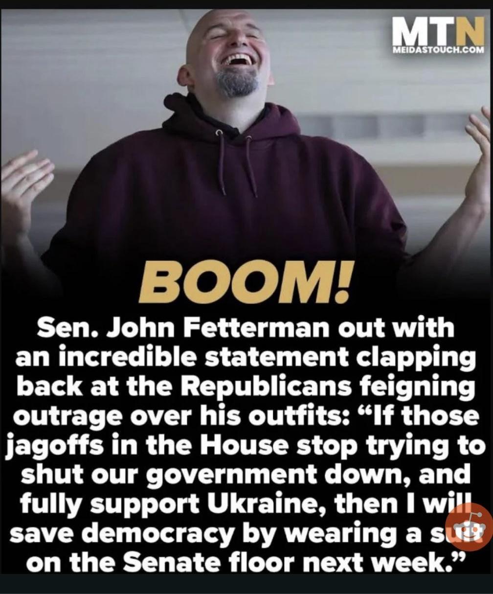 Fetterman for the win!