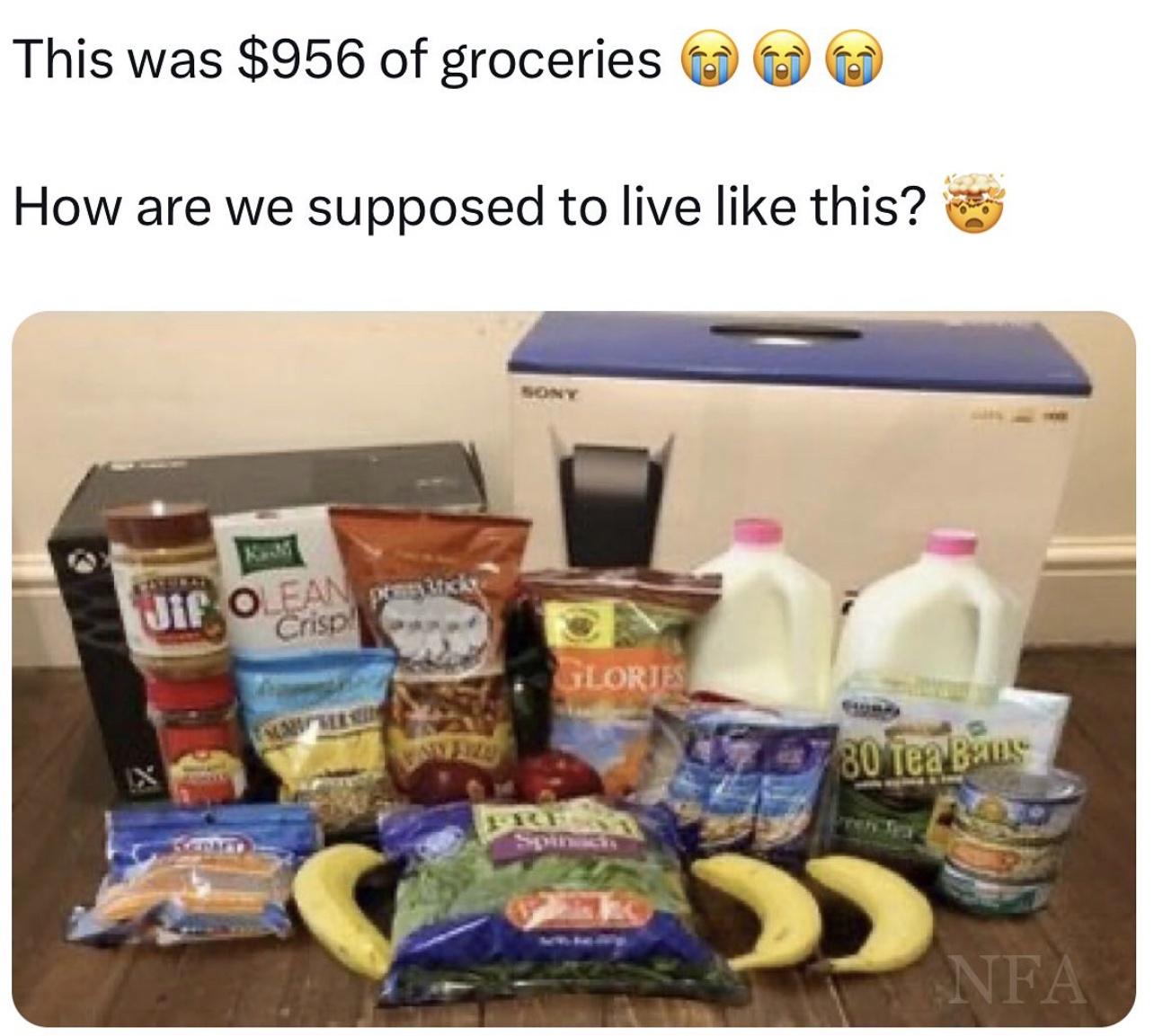 My family is going to starve with this inflation!