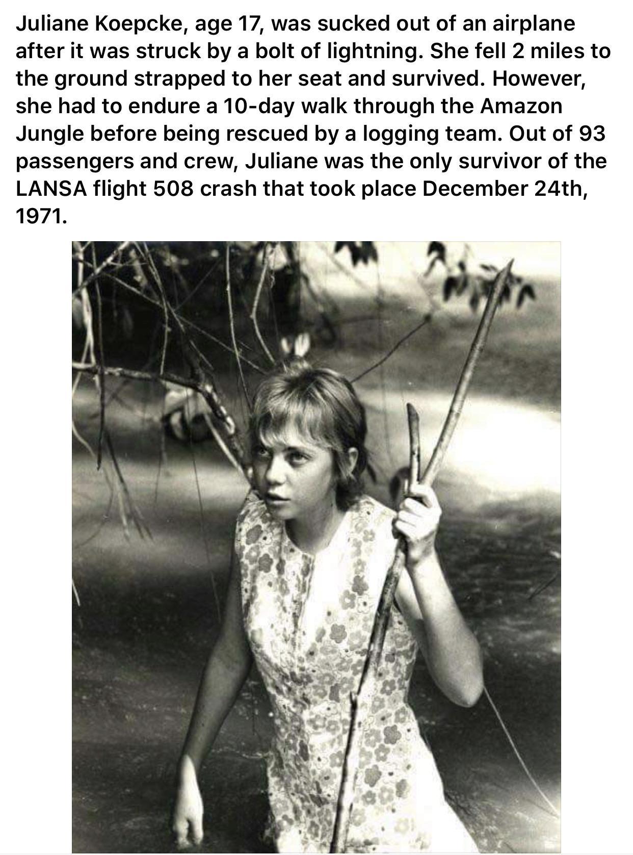 The girl who fell from the sky