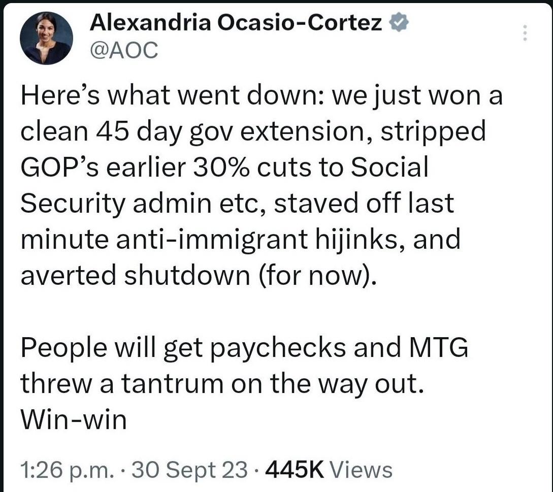 Shutdown averted &hellip; for now