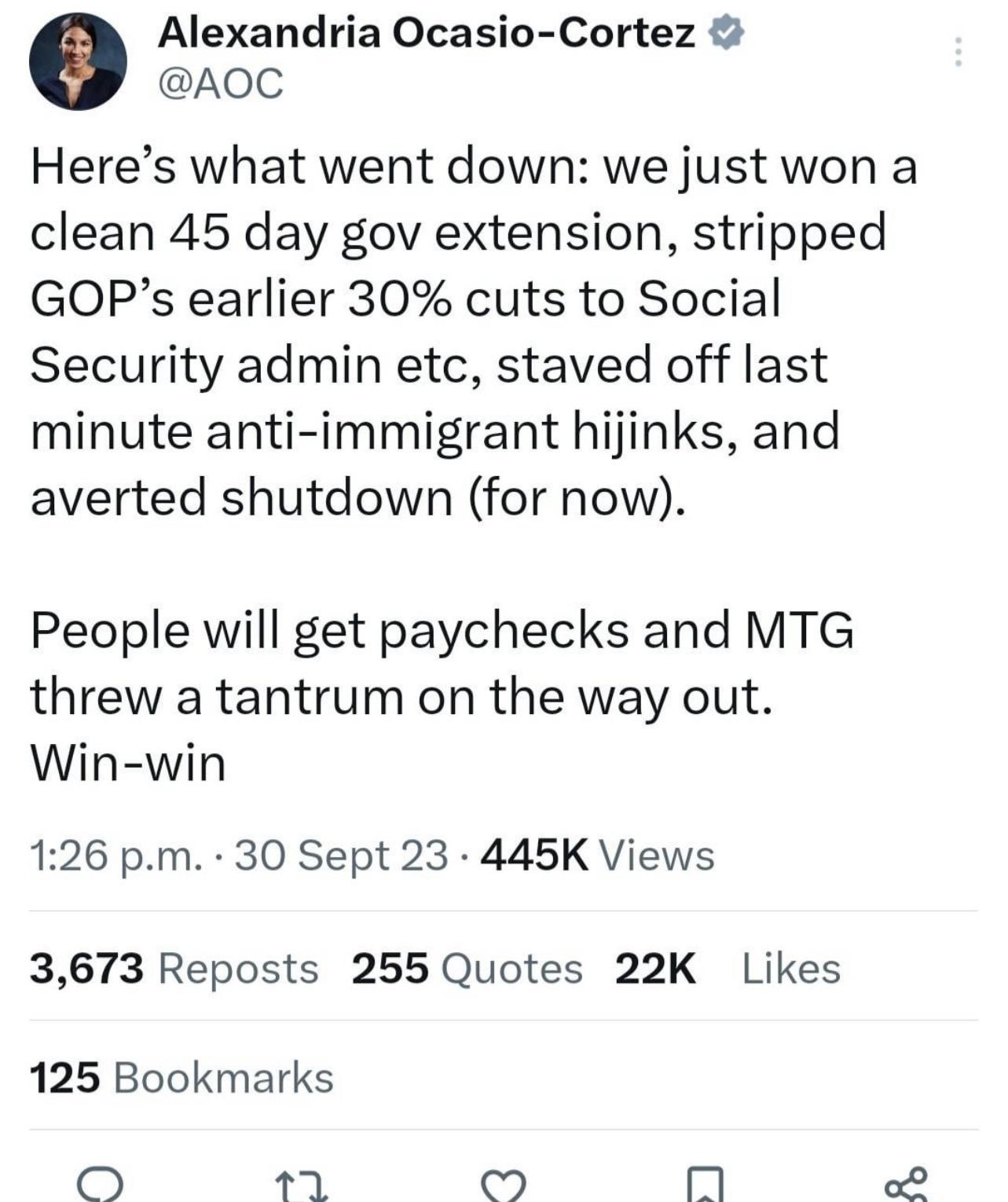 Shut down averted, for now