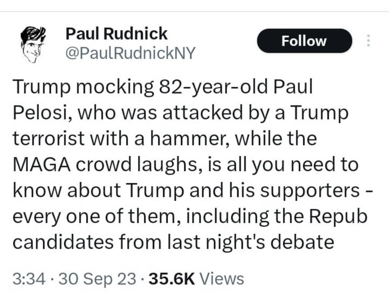 &ldquo;We are all domestic terrorists&rdquo;