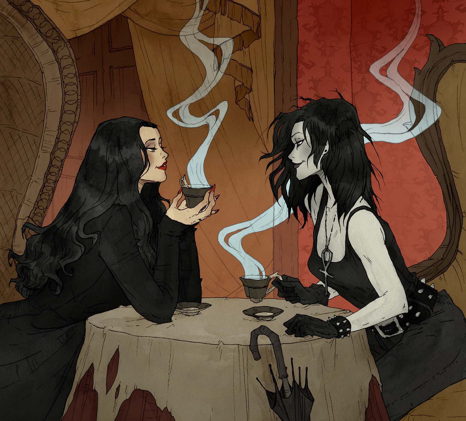 Gothic art by Abigail Larson