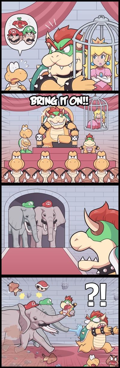 Swing your tusks from side to side