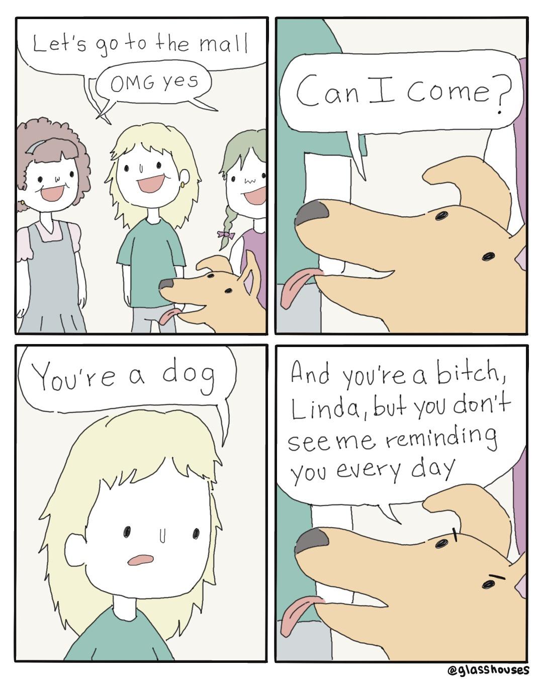 Heck off, Linda, we&rsquo;re going to the mall