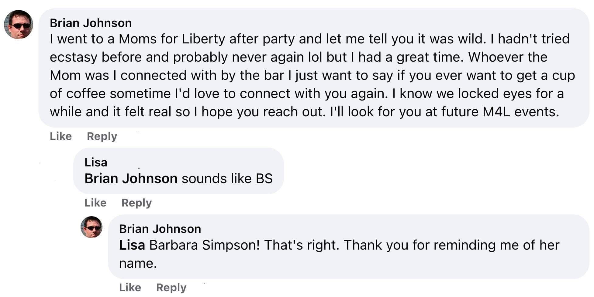 Trolling Mom's for Liberty