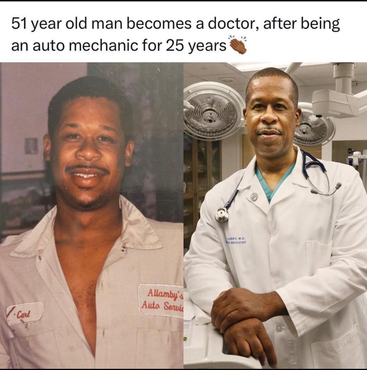 And he works for the Cleveland Clinic!