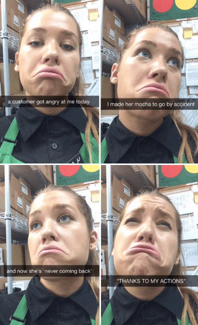 Got reprimanded by management today