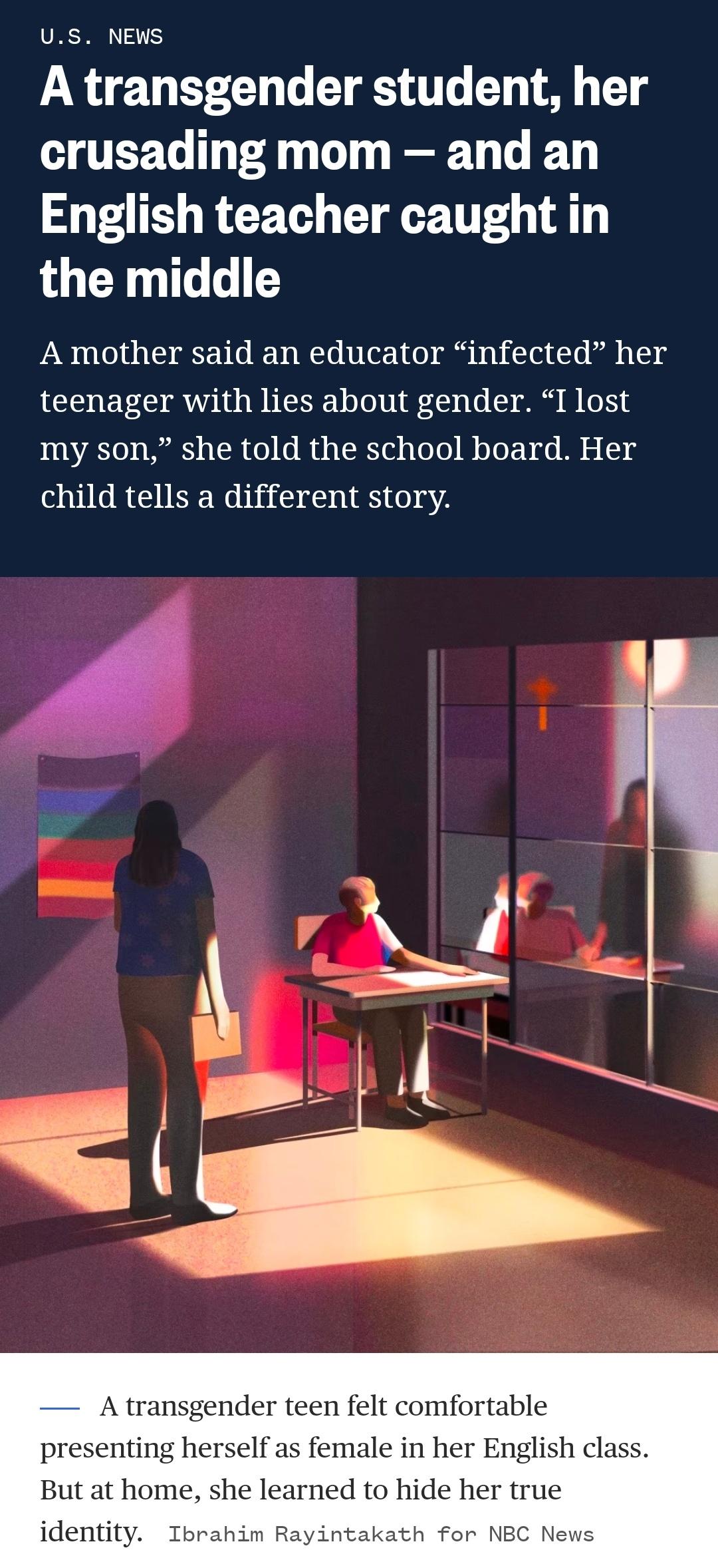 Real lives effected by the culture war