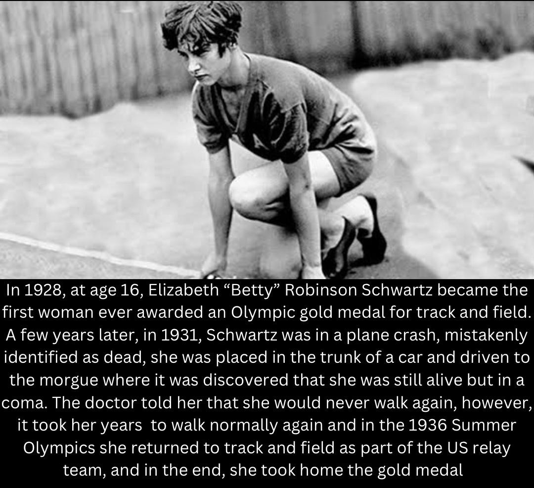 Betty Robinson, an undeterred persona