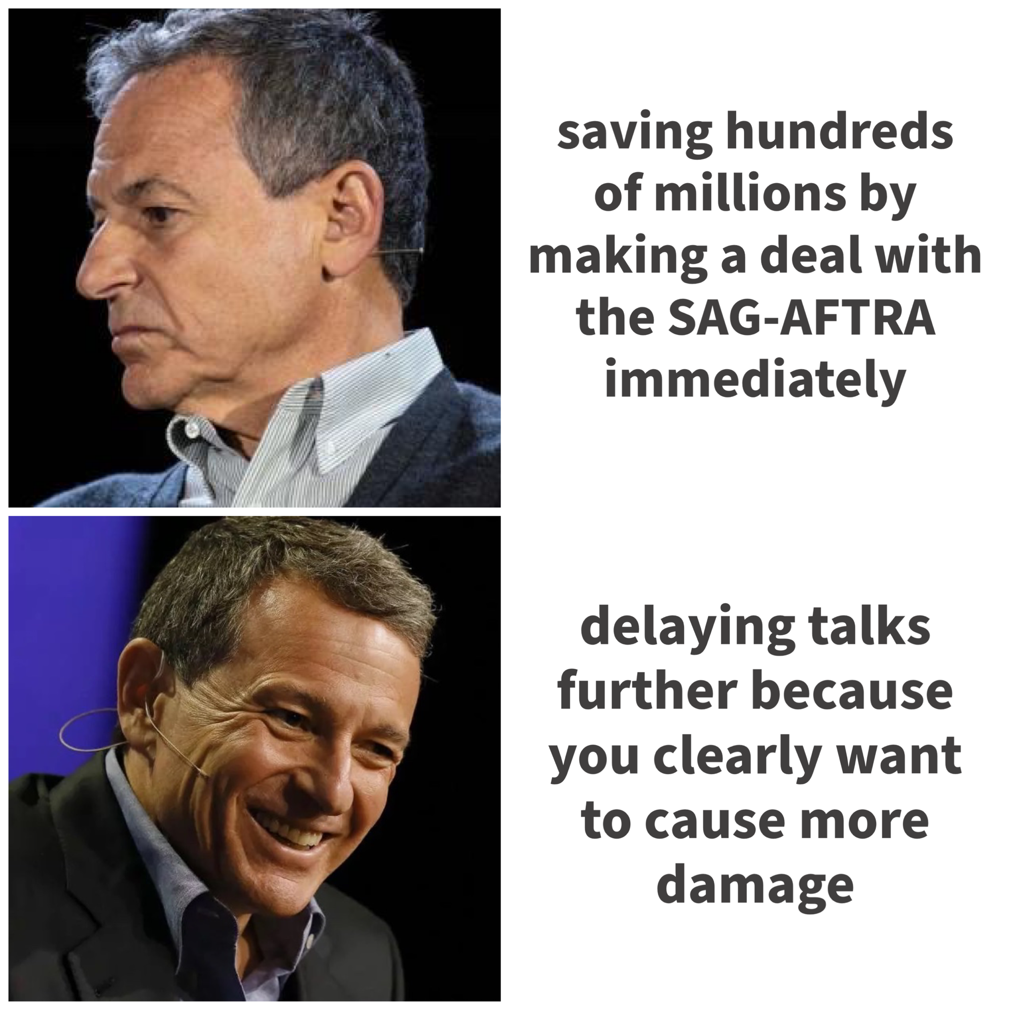 Bob Iger is giving the silent treatment