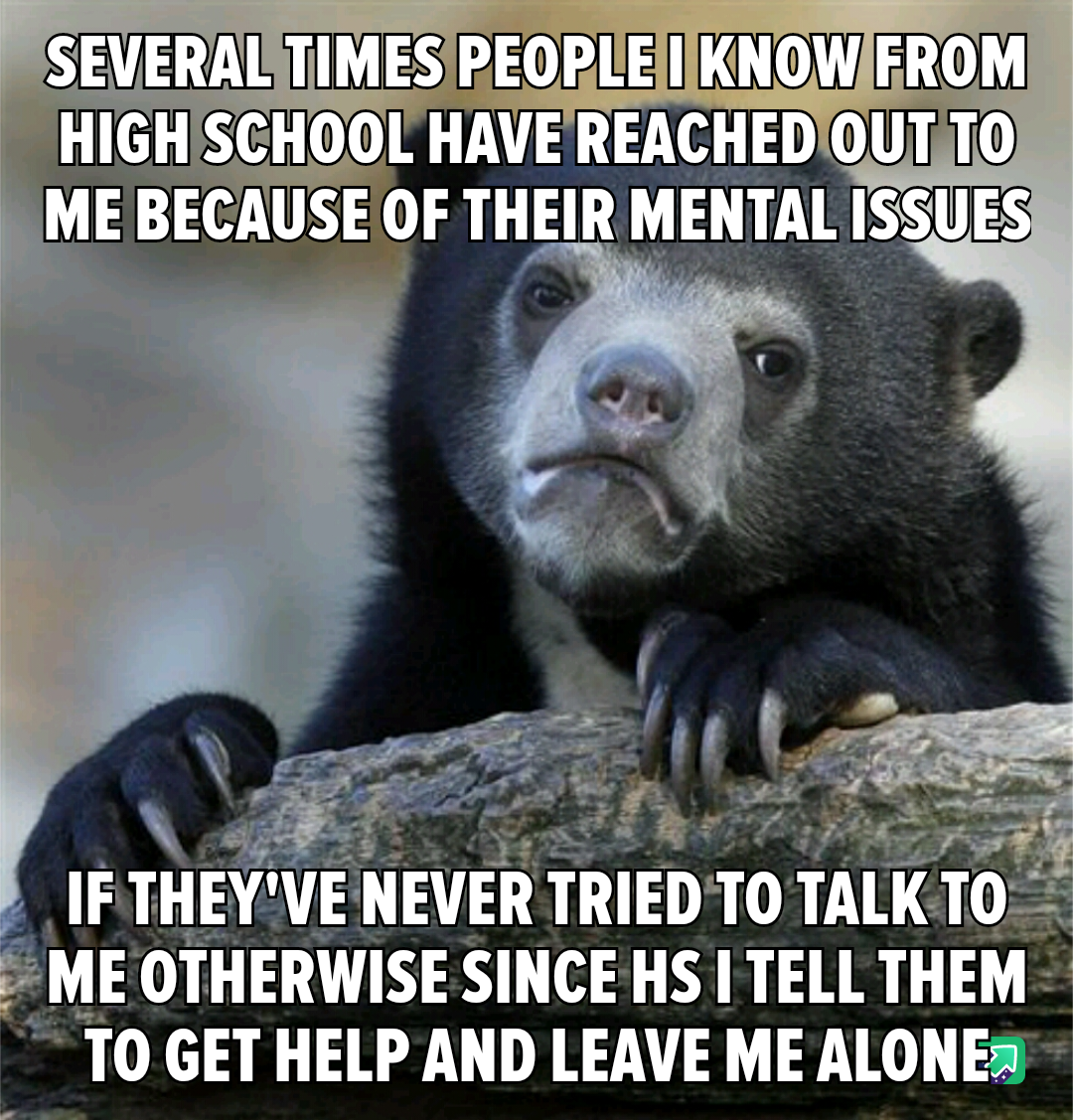 Call it heartless, but if you don't talk to me for 9 years, I'm not gonna be your therapist on a dime at 3am.