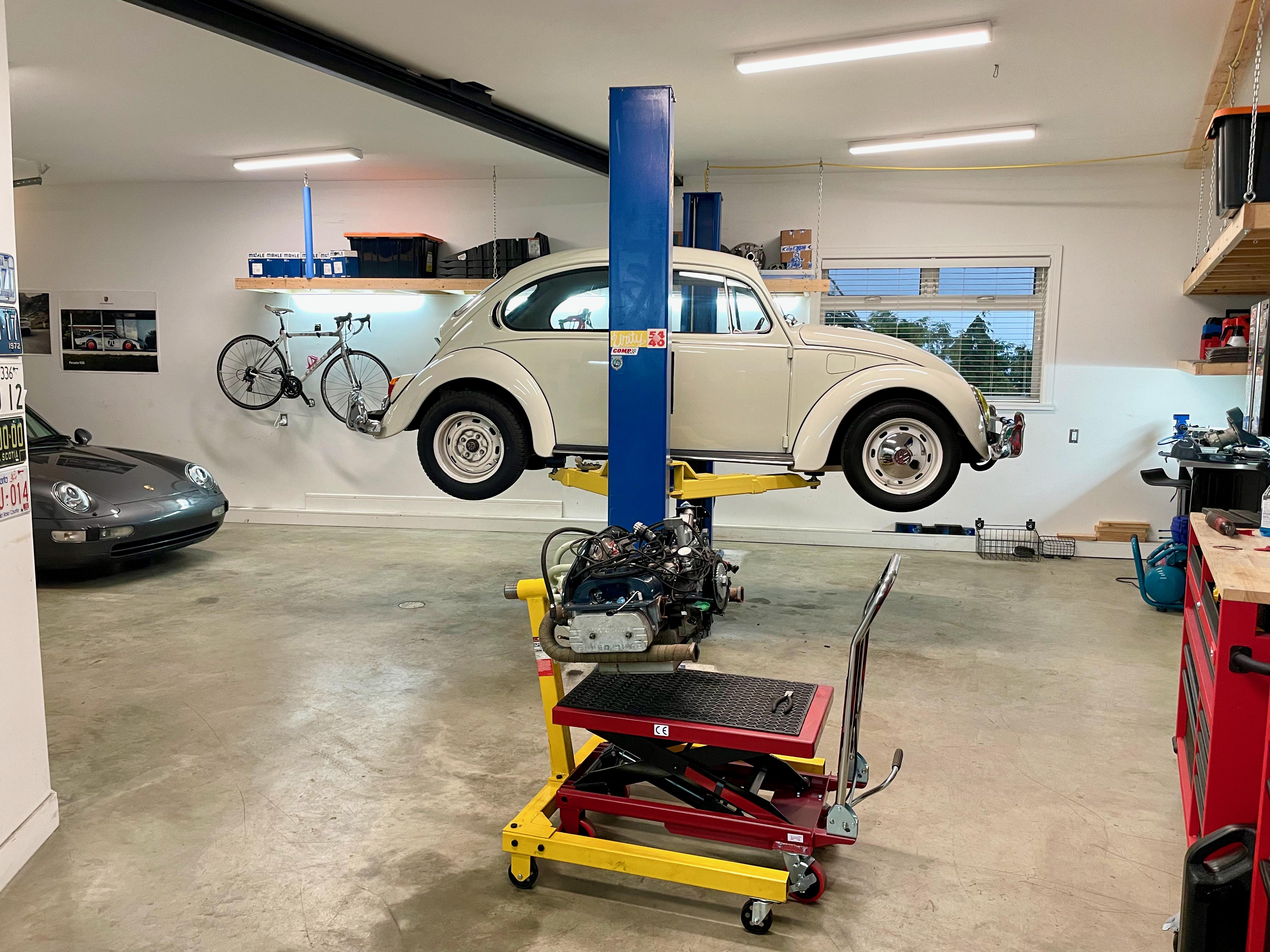 I bought a house, it has a dream garage in its basement