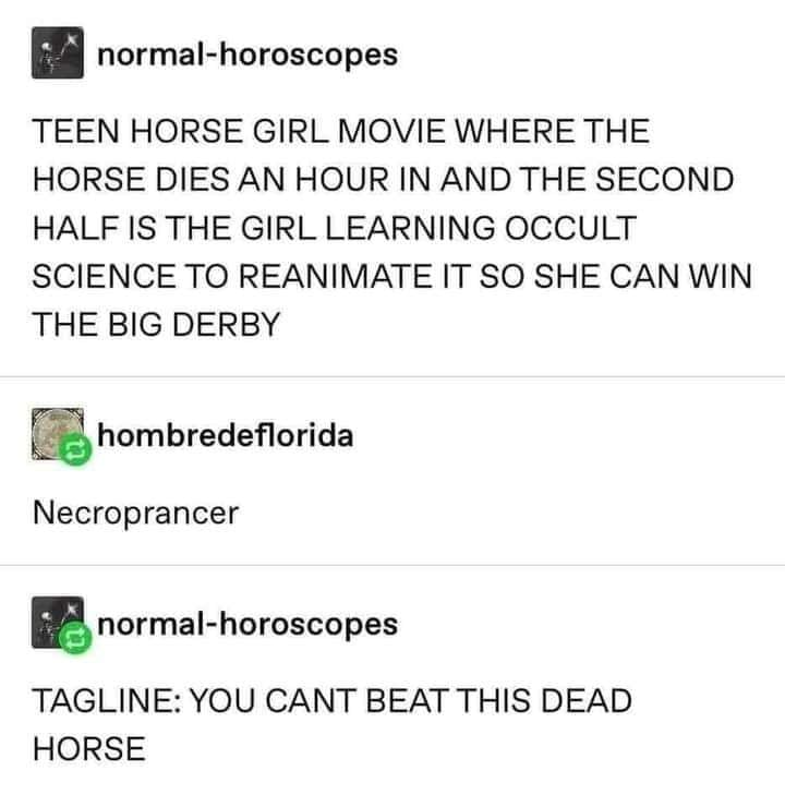 Neigh!