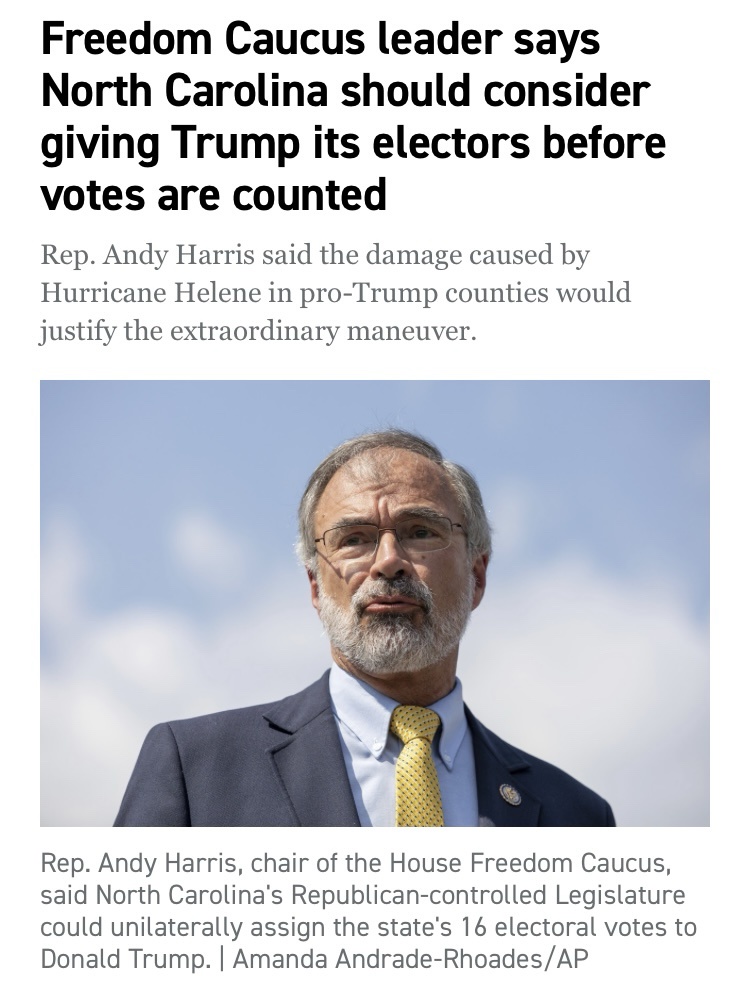 More proof that the polls suck and Trump is at risk of losing critical states. They are planting the seeds of excuses for a pending loss…