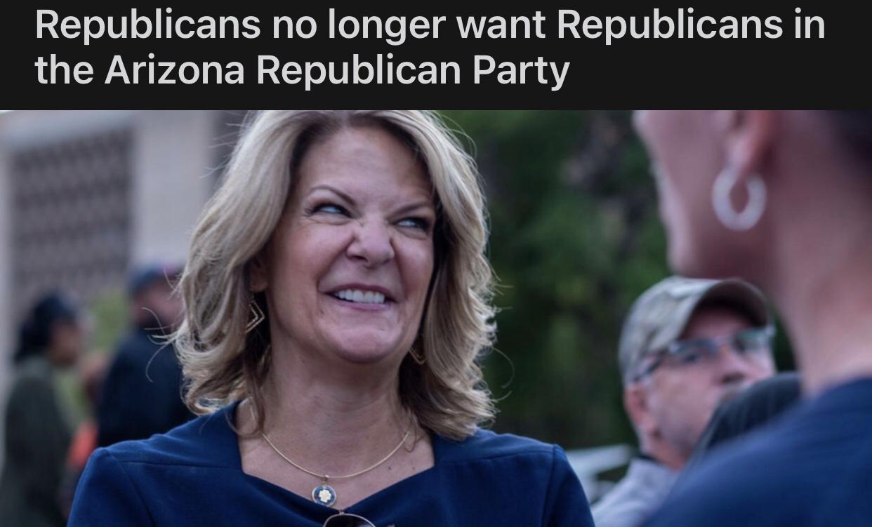 Apparently, the Arizona Republican Party has decided that it no longer wants to be affiliated with &hellip; Republicans.