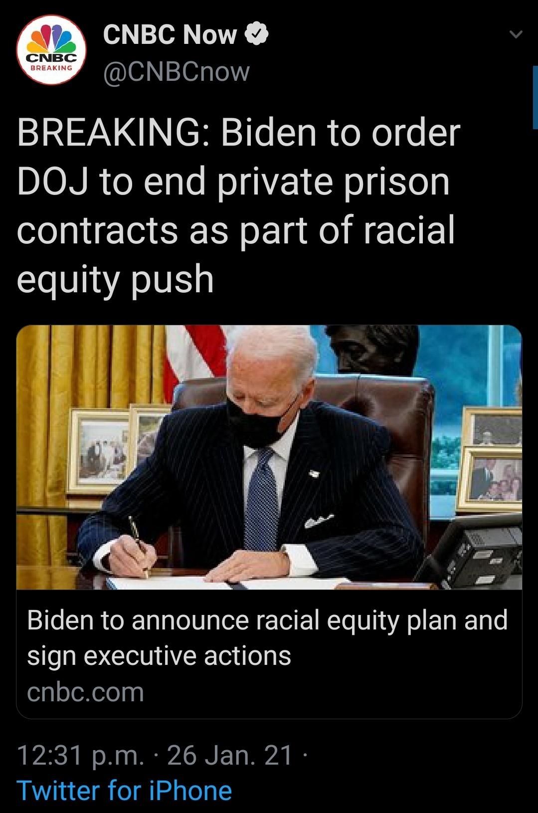 Excellent!  (And, once again, elections have consequences)