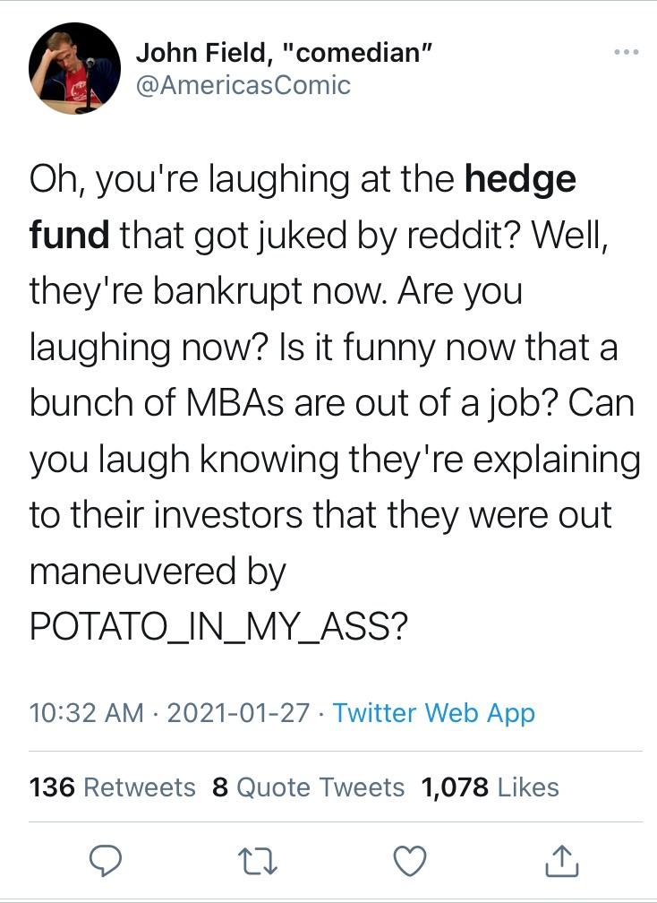 Free market at work.