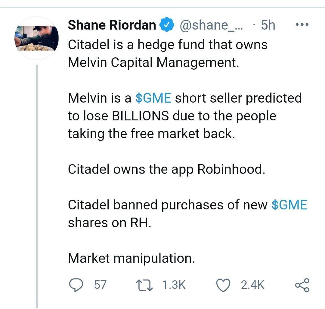 Fair markets, fair trials. This is thievery